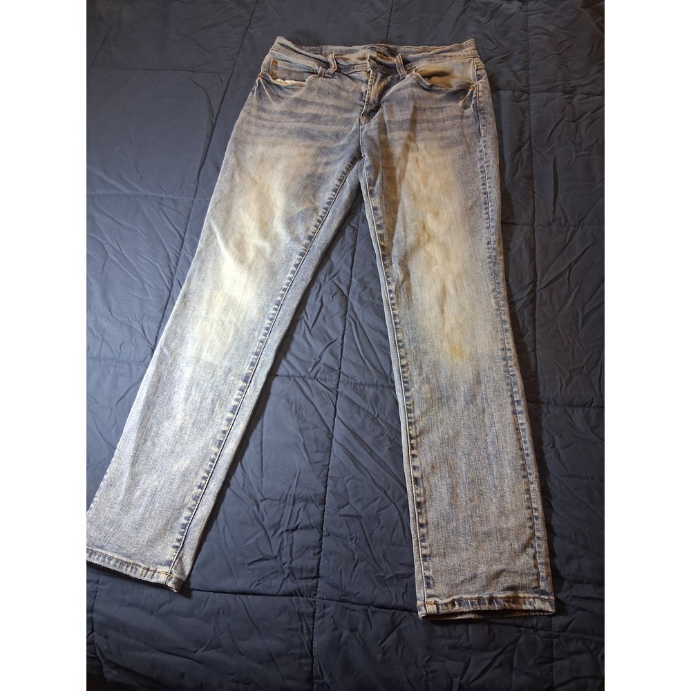 Aeropostale AERO Mens Skinny Jeans Light Wash Denim 30x30 RN154379